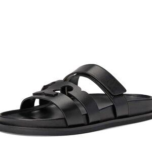 Tory Burch Ines Leather Sport Slide - Black